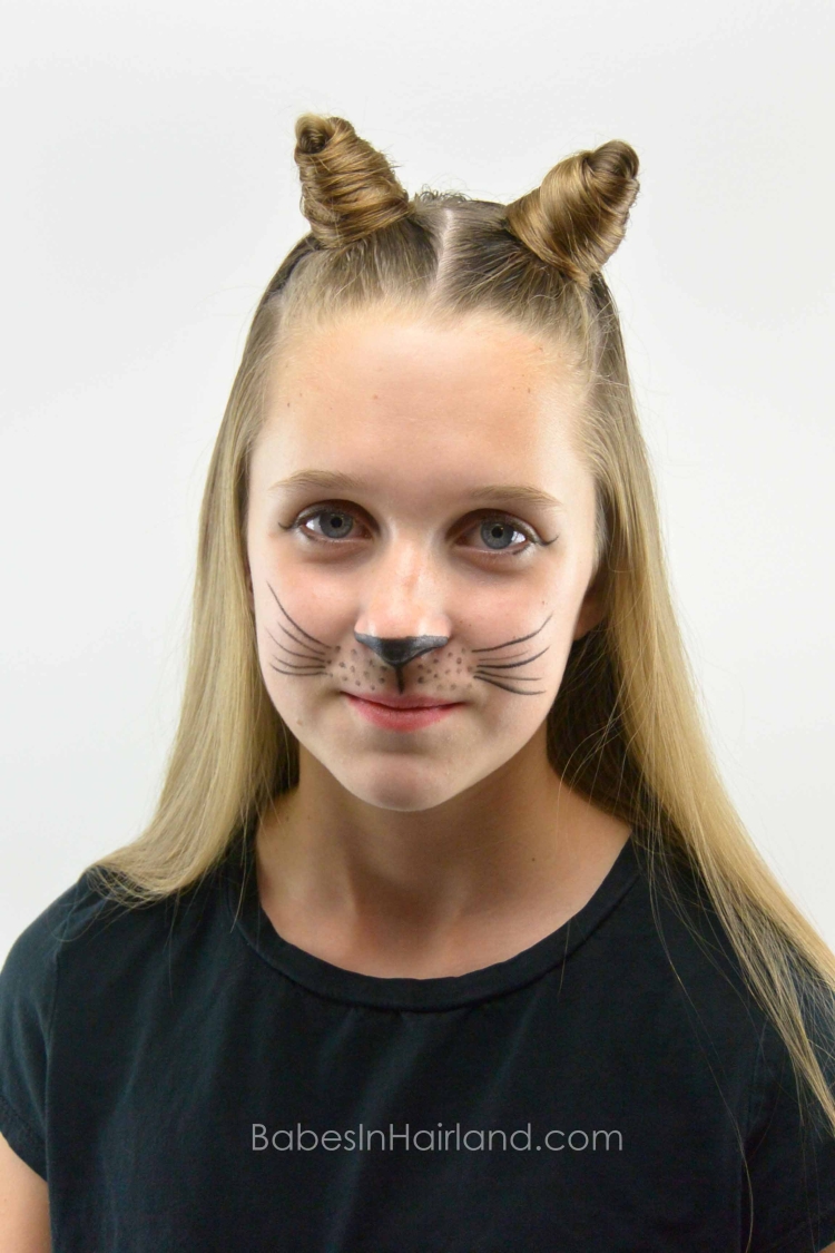 Прическа рожки для девочки