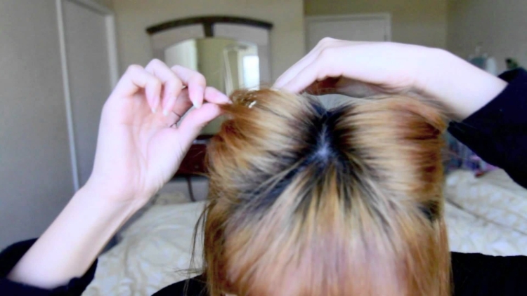 Туториал на ушки из волос