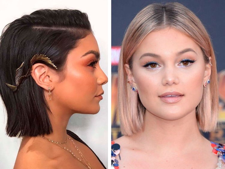 Укладка волосы за уши