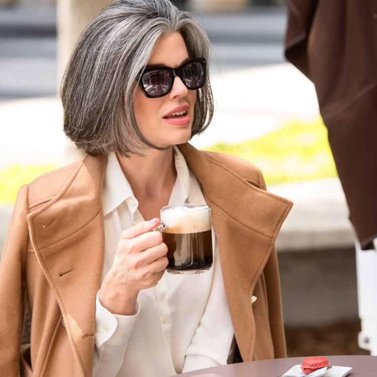 Стрижки для седых волос