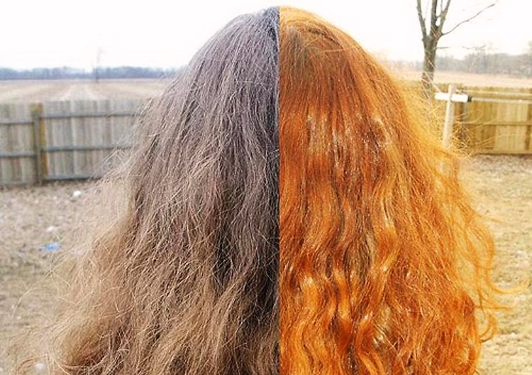 Окрашивание волос хной