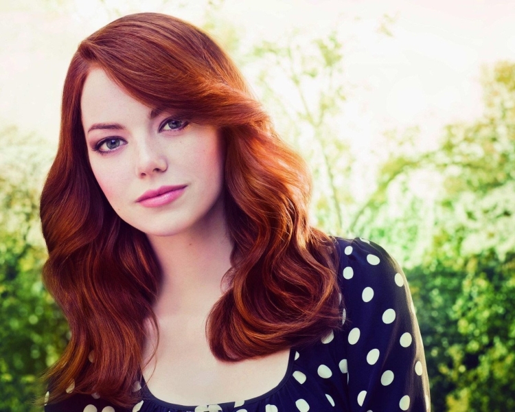 Эмма Стоун веснушки