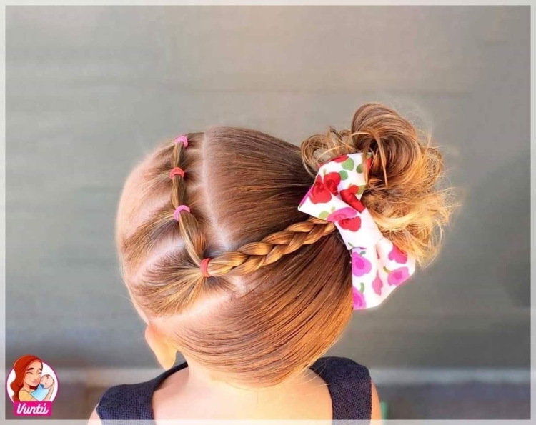 Прически для девочек в сад