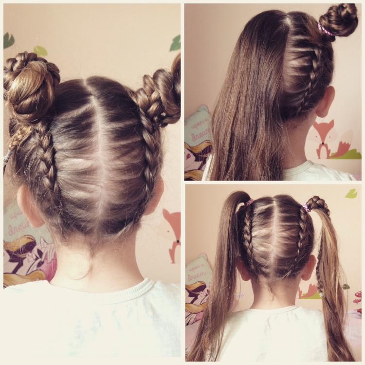 Причёски для девочек на средние волосы в школу