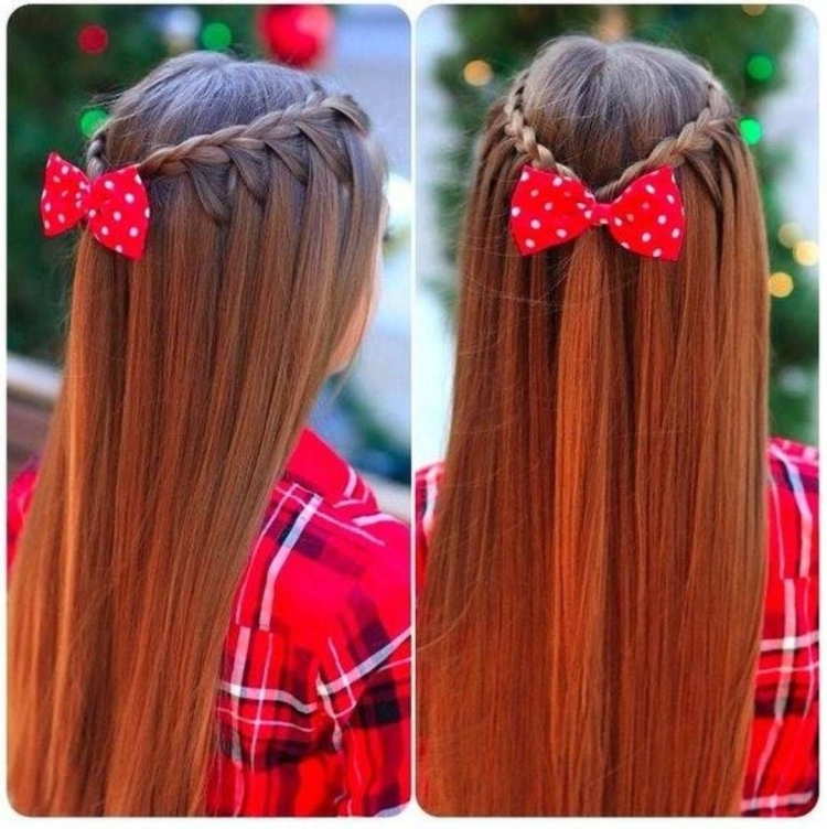 Причёски для девочек распущенные волосы