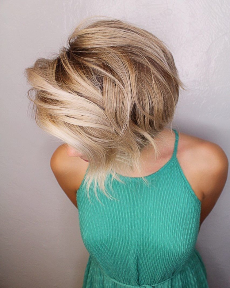 Волосы блонд на короткие волосы