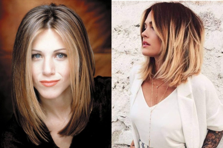 Удлиненное каре с каскадом