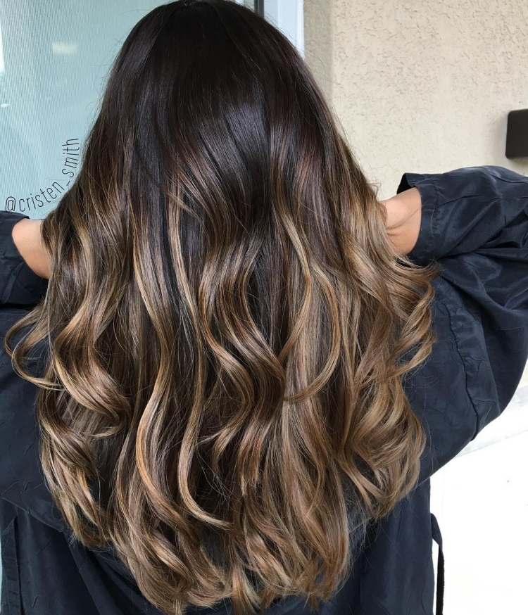 Айер тач на темные волосы