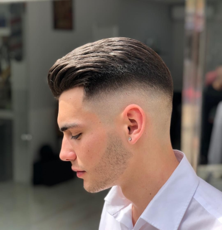 Стрижка канадка фейд