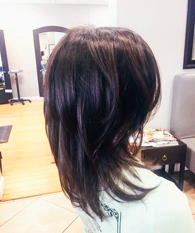 Стрижки Ким Кардашян Каскад