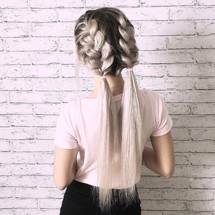 Крутые прически на длинные волосы