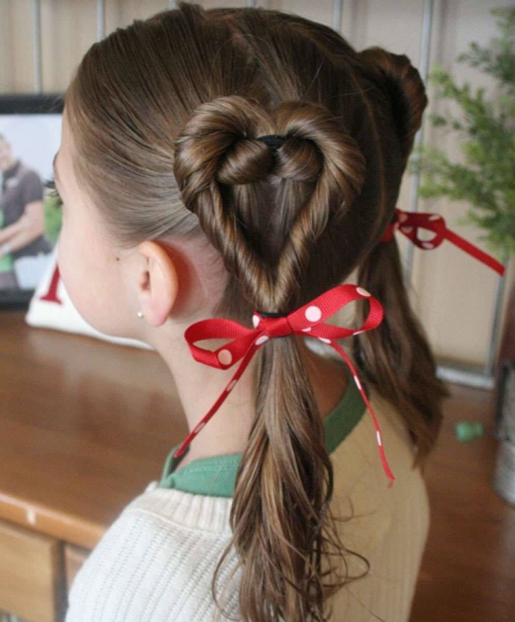 Прически с хвостиками для девочек