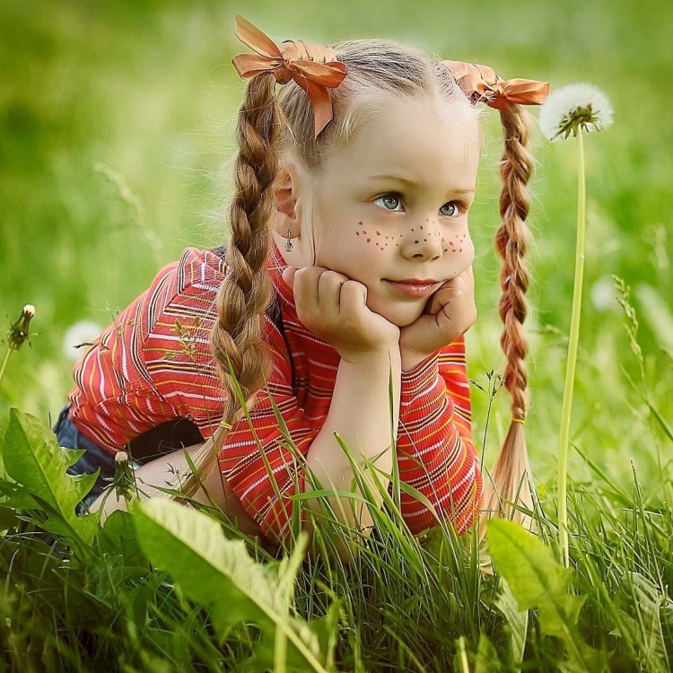 Маленькие косички для девочек