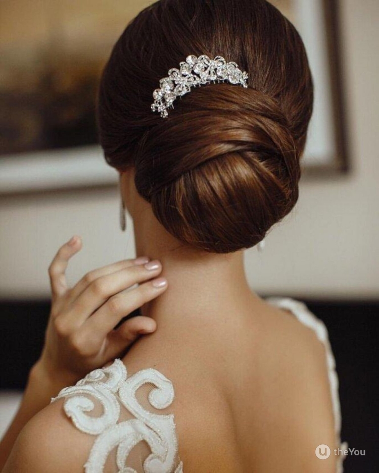 Свадебная прическа собранная