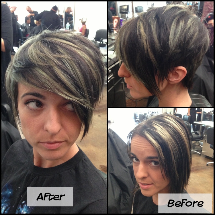 Пикси мелирование на темные волосы