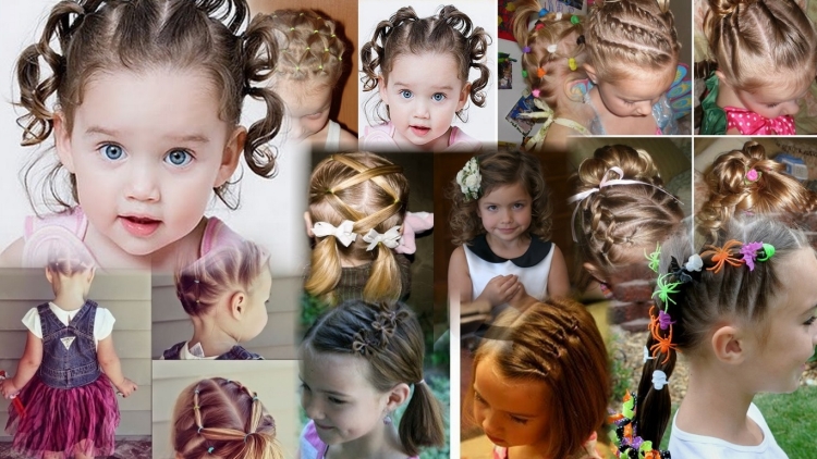 Прически на короткие волосы для детей в садик