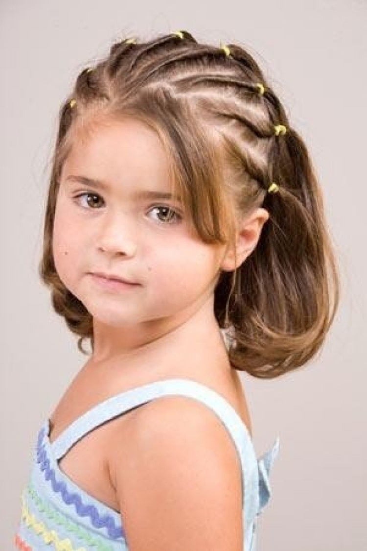 Детские прически на короткие волосы