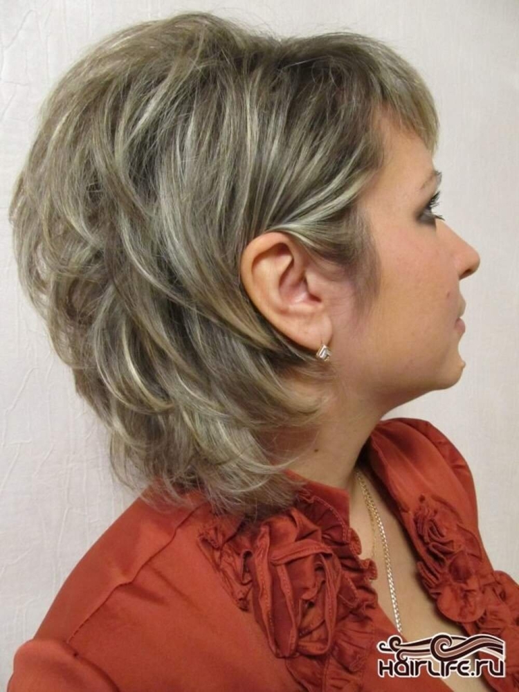 Стрижка Каскад с короткой макушкой