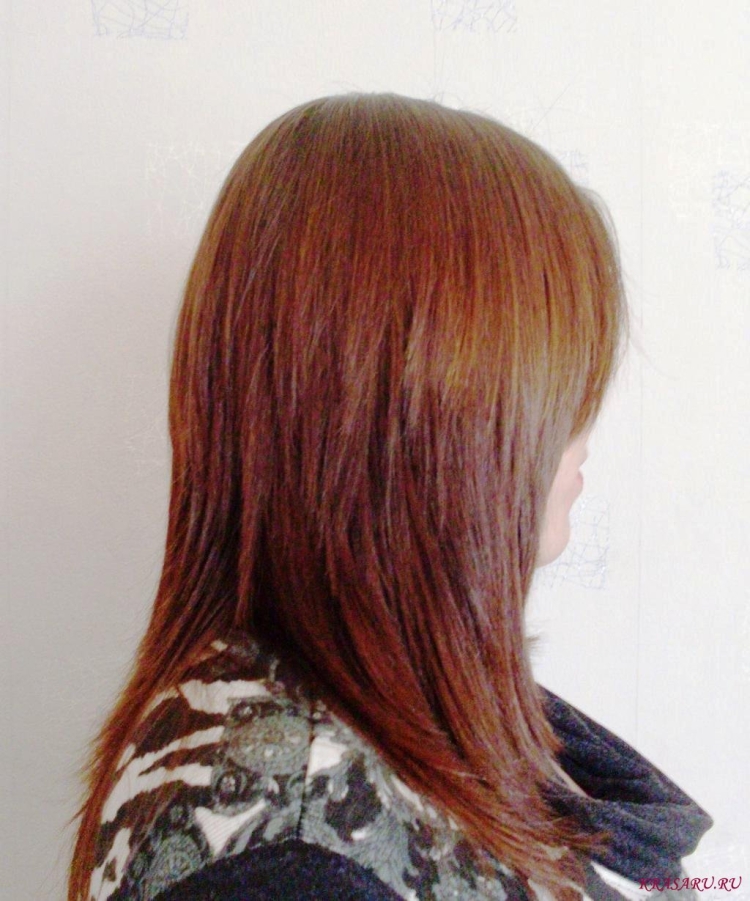 Выстриженная макушка на длинные волосы