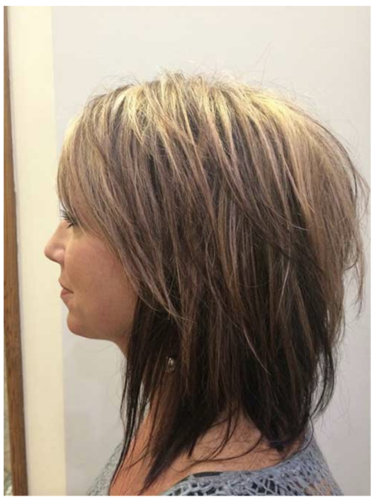 Стрижка верх короткий низ длинный