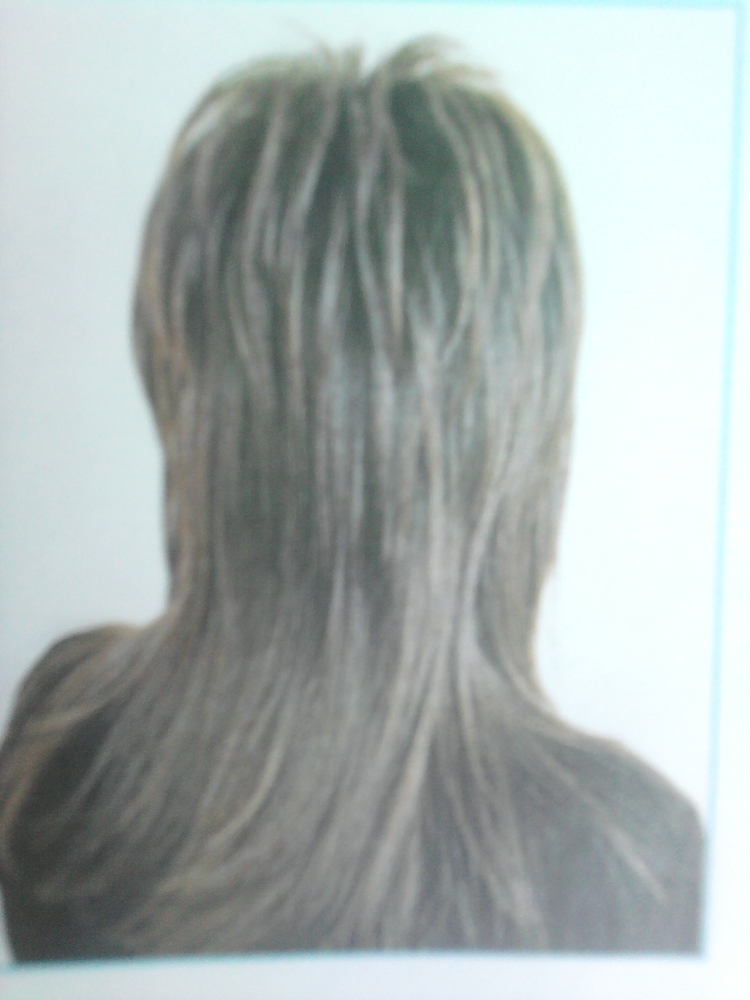 Каскад лесенка с короткой макушкой