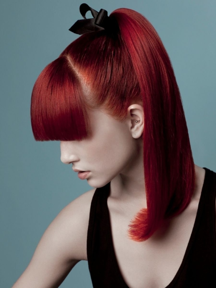 Красные волосы короткие