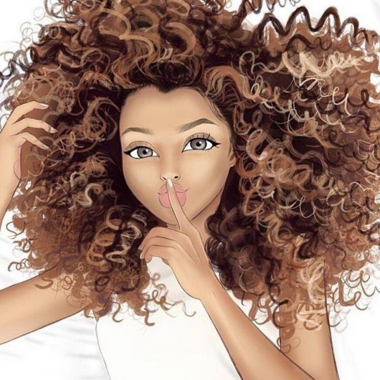 Афро кудри Ханна