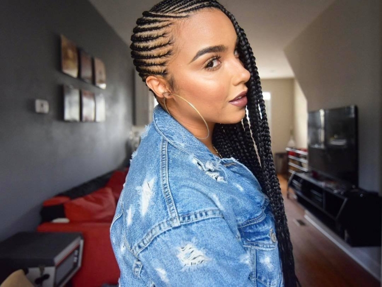 Косички маленькие модные