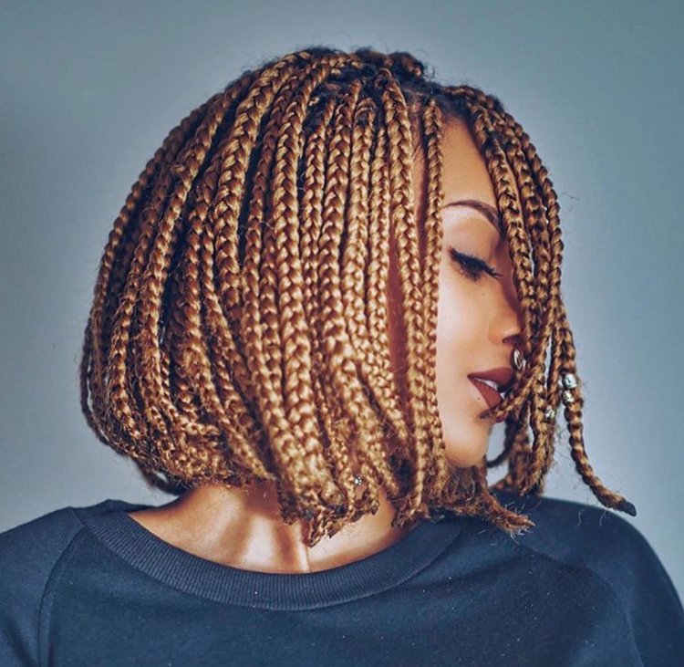 Афрокосы сенегальские короткие