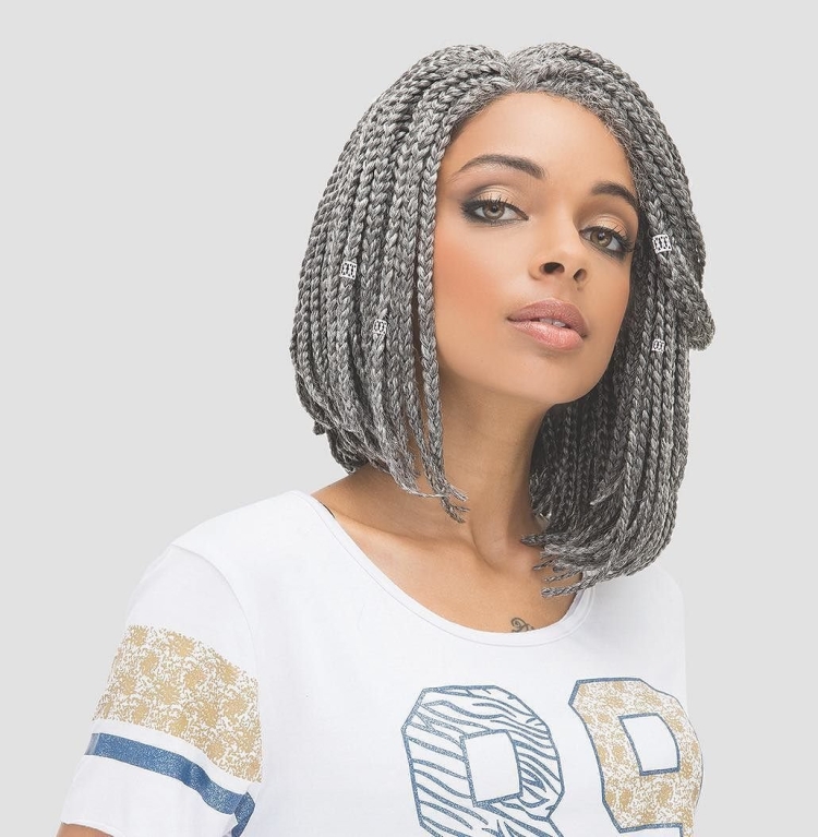 Сенегальские косы каре