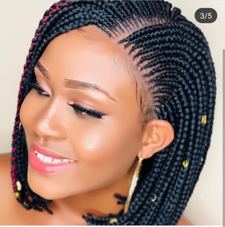 Брейды с бусинами