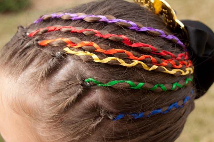 Нитки для волос вплетать