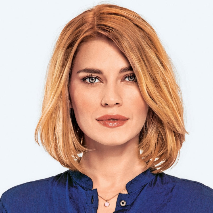 Каре с боковым пробором