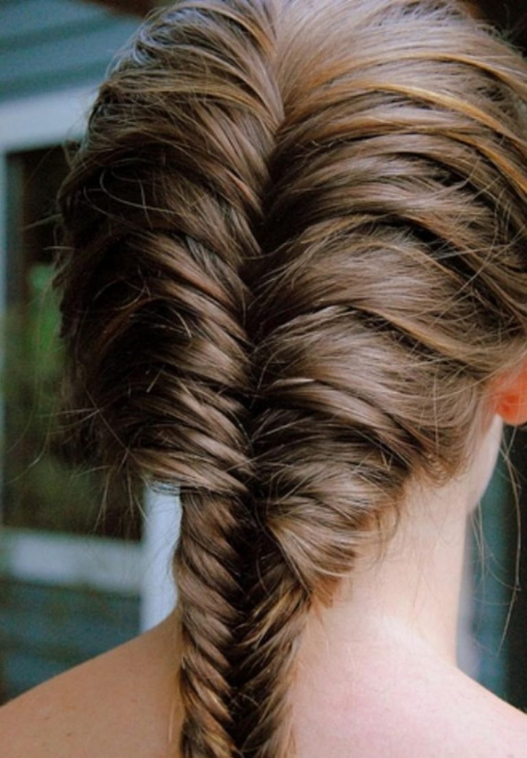 Французская коса рыбий хвост