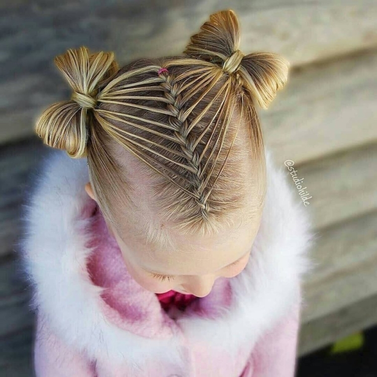Интересные детские прически
