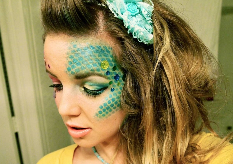 Макияж Кикиморы на новый год