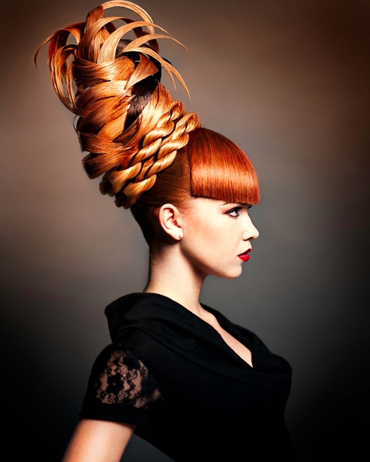 Экстравагантные прически