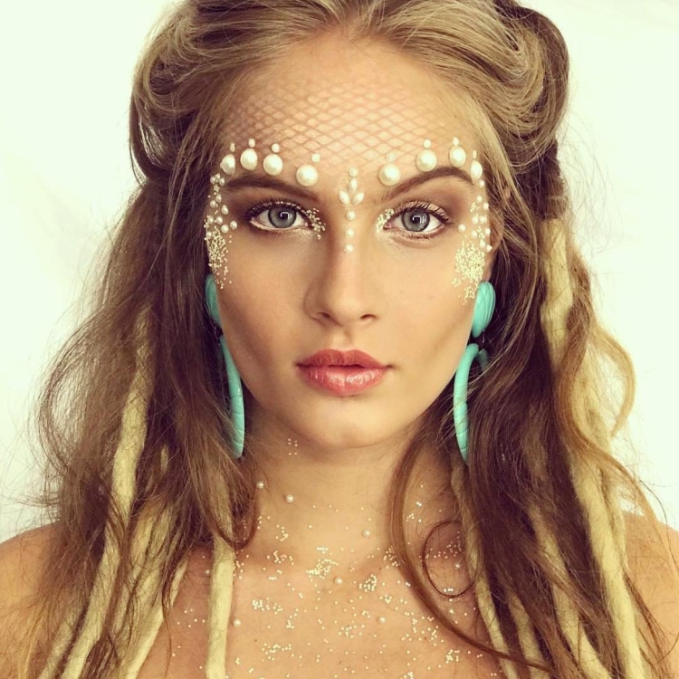 Макияж русалки