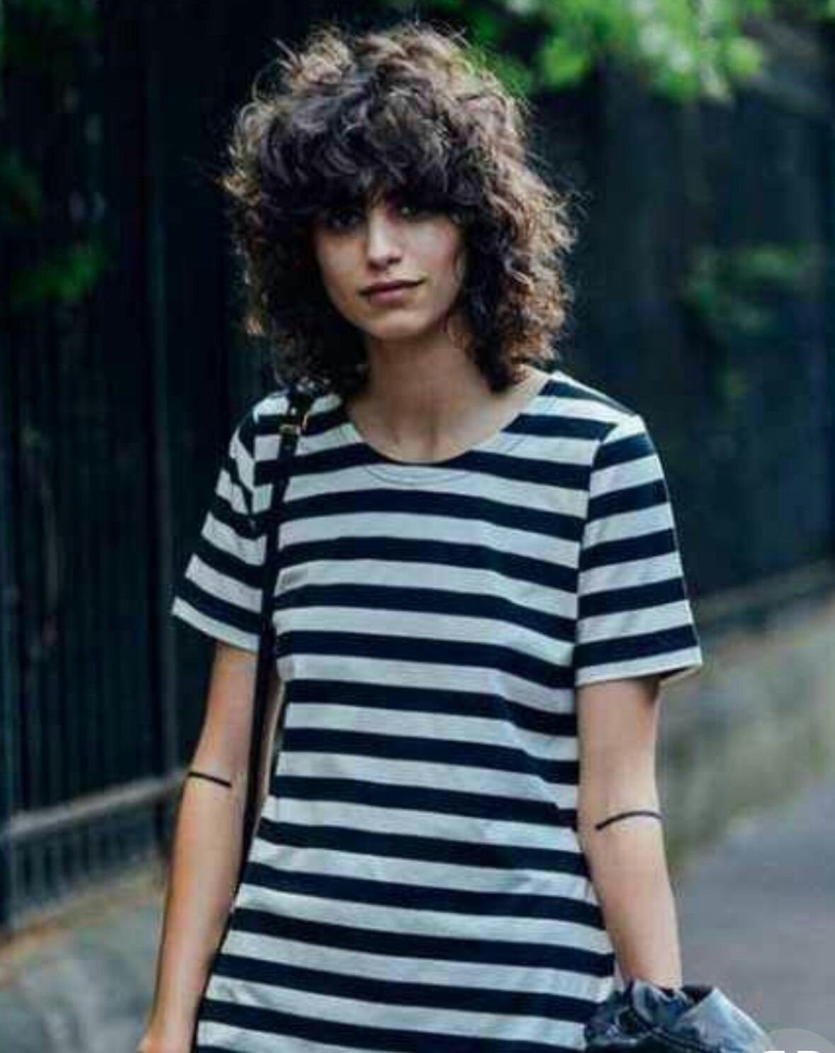 Стрижка Шегги на волнистые волосы