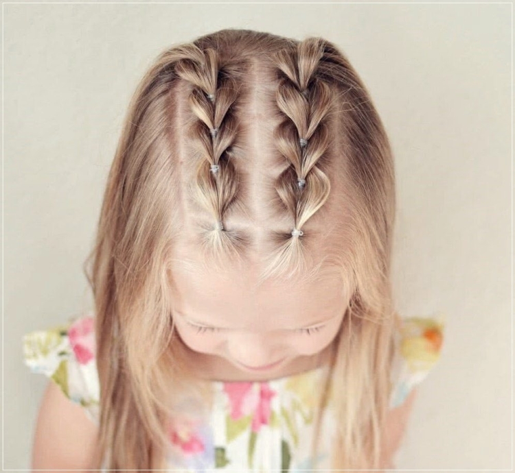 Несложные прически для девочек