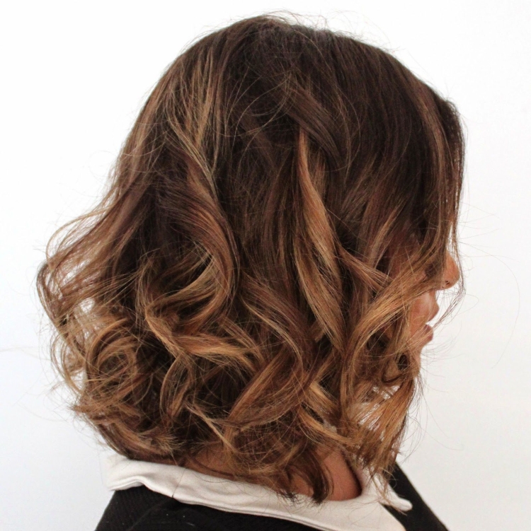 Окрашивание волос балаяж на средние волосы