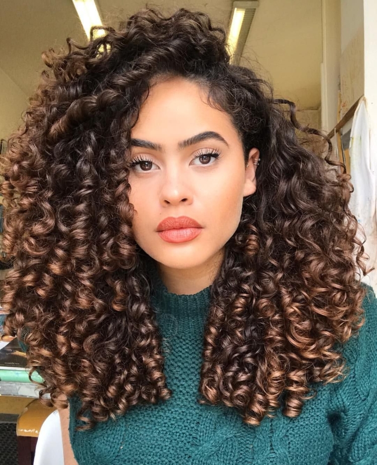 Афро кудри Горький шоколад