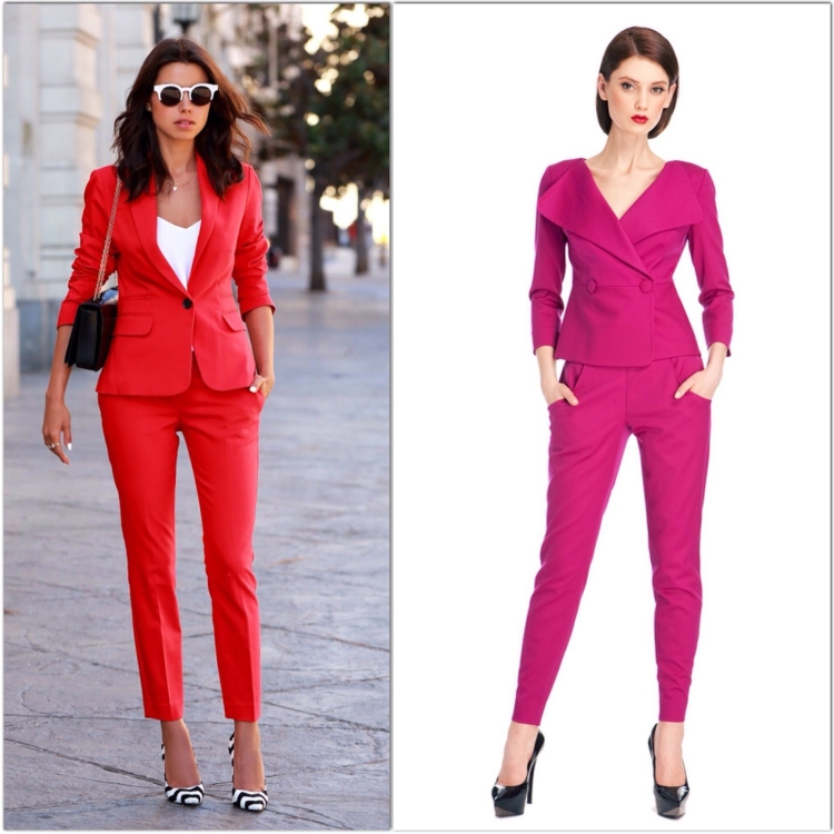 Прическа под костюм женский брючный