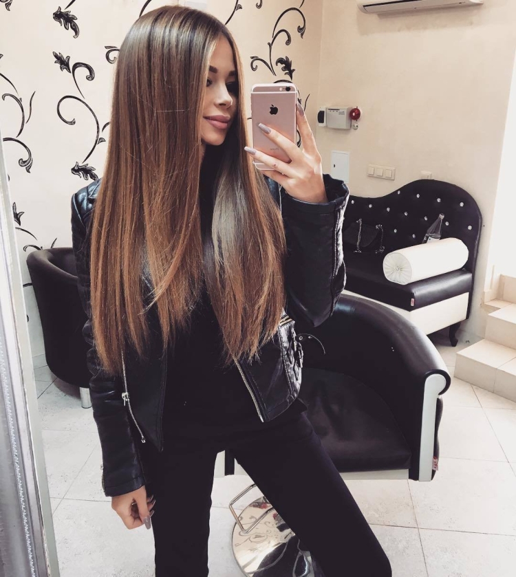 Темно русые волосы Инстаграм