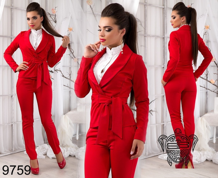 Укладка под брючный костюм