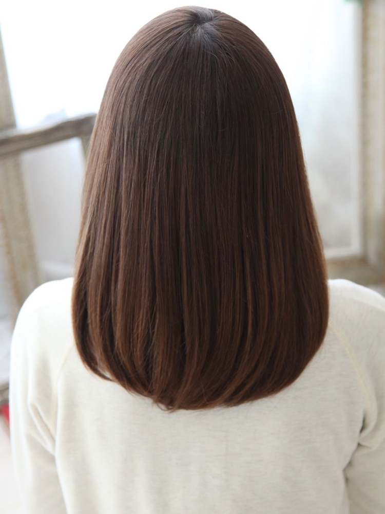 Волосы полукругом