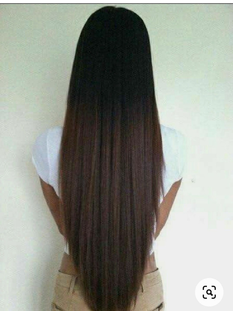 Стрижка кончиков полукругом