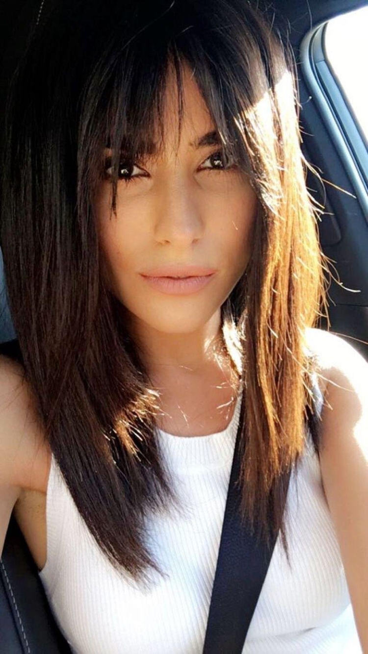 Кендалл Дженнер с челкой