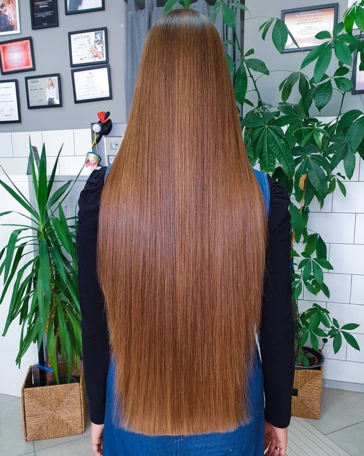 Подравнивание кончиков волос Лисий хвост