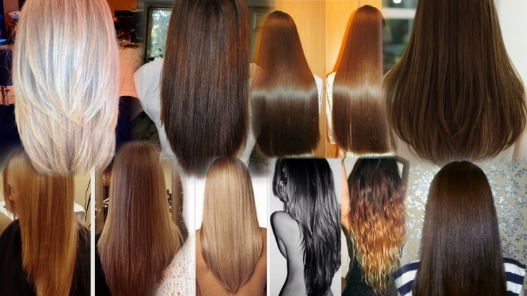 Стрижка кончиков на длинные волосы